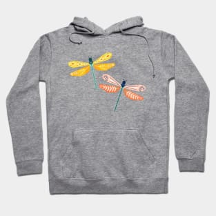 Folk Art Dragonflies Hoodie